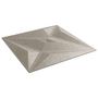 Voir la diapositive 5 : VIDAXL Panneaux muraux 12 pcs beton 50x50 cm XPS 3 m² etoile