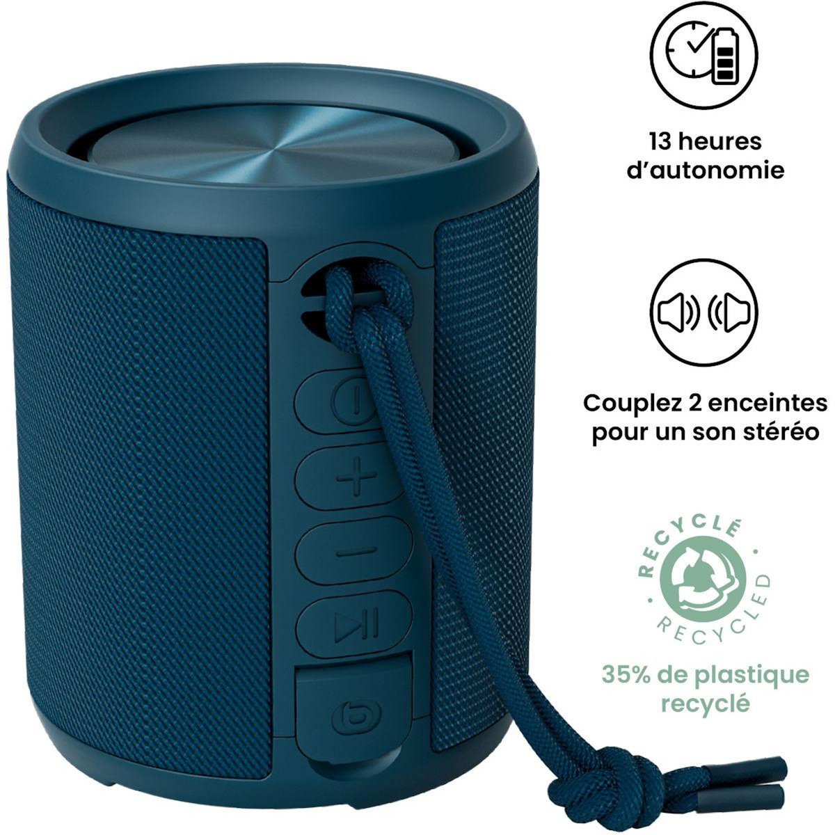 ESSENTIEL B Enceinte portable SB70 Mini Bleue