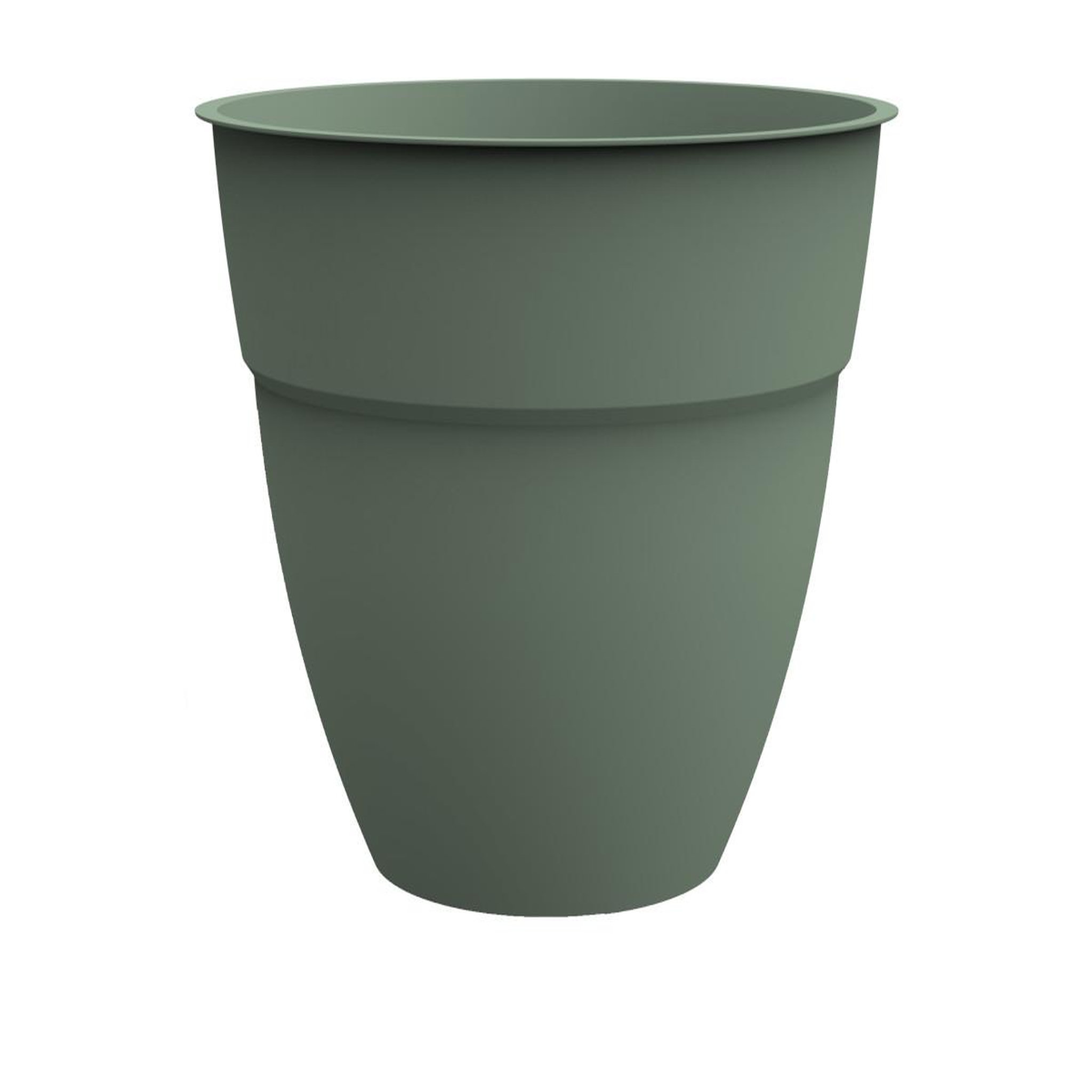 Eda Pot  de fleur rond Osaka Ø 40 x H.34,3 cm Vert laurier - Eda