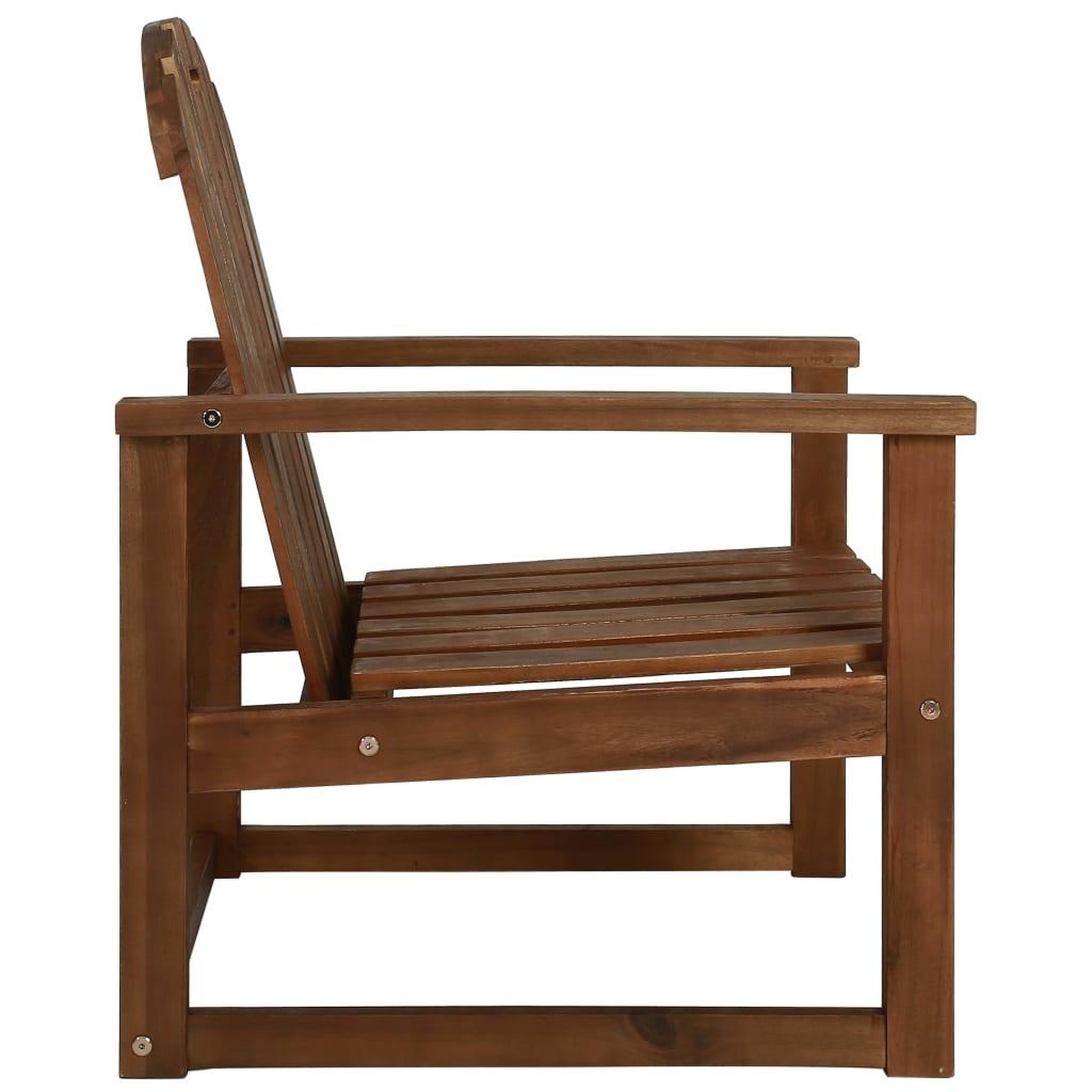 Voir la diapositive 3 : VIDAXL Chaises de jardin lot de 2 Bois d'acacia solide