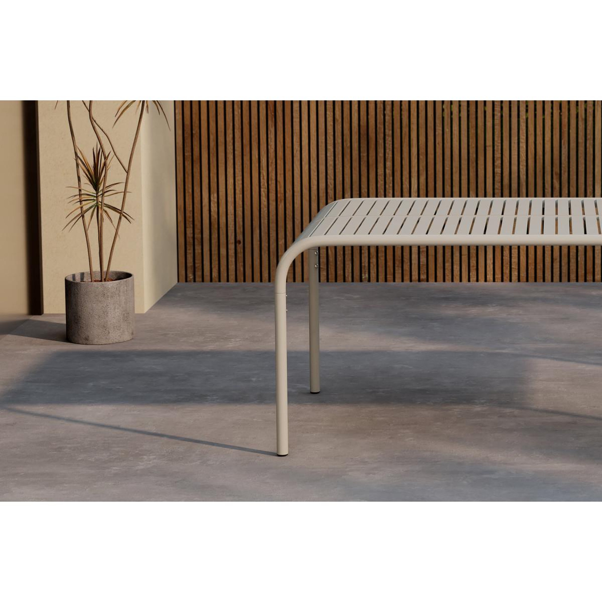 Voir la diapositive 6 : Paris Prix Table de jardin design  borneo  200cm beige