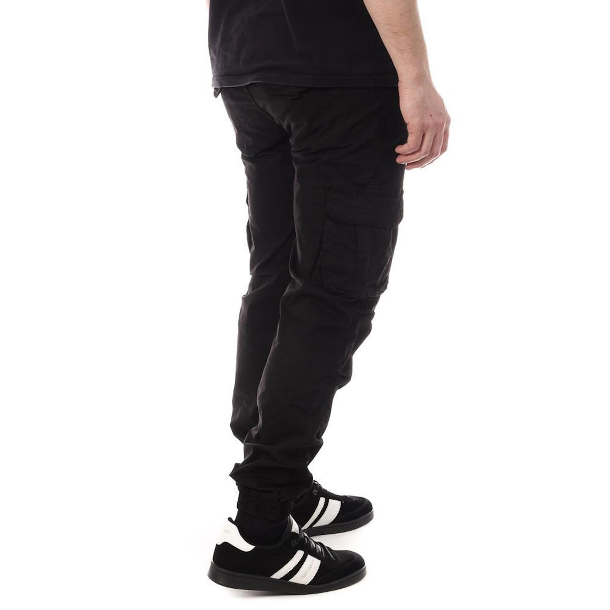 PANAME BROTHERS Pantalon Noir Homme Paname Brothers Live CARLOS