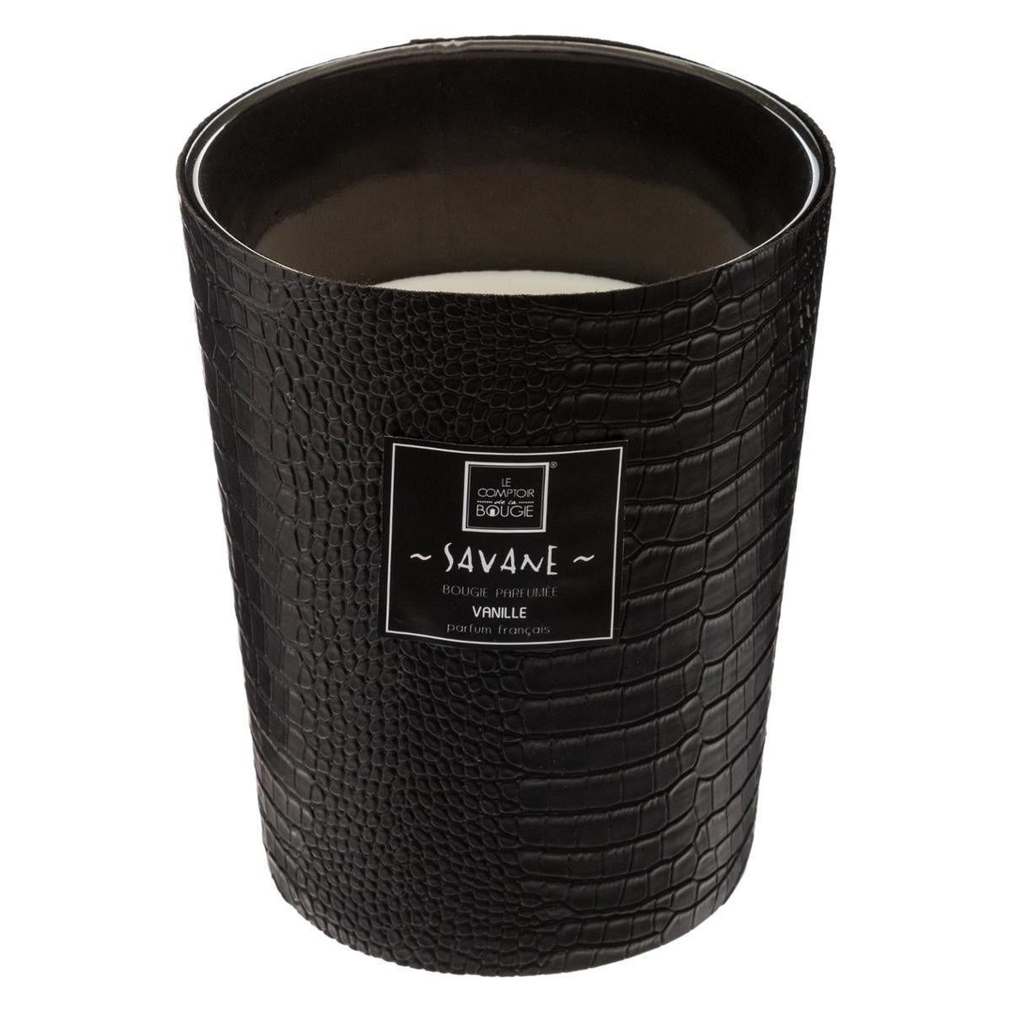 COMPTOIR DE LA BOUGIE Bougie parfumée en verre  savanah  480g vanille