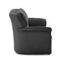 Voir la diapositive 5 : LISA DESIGN Bastille - canapé droit 2 places en tissu velours relief
