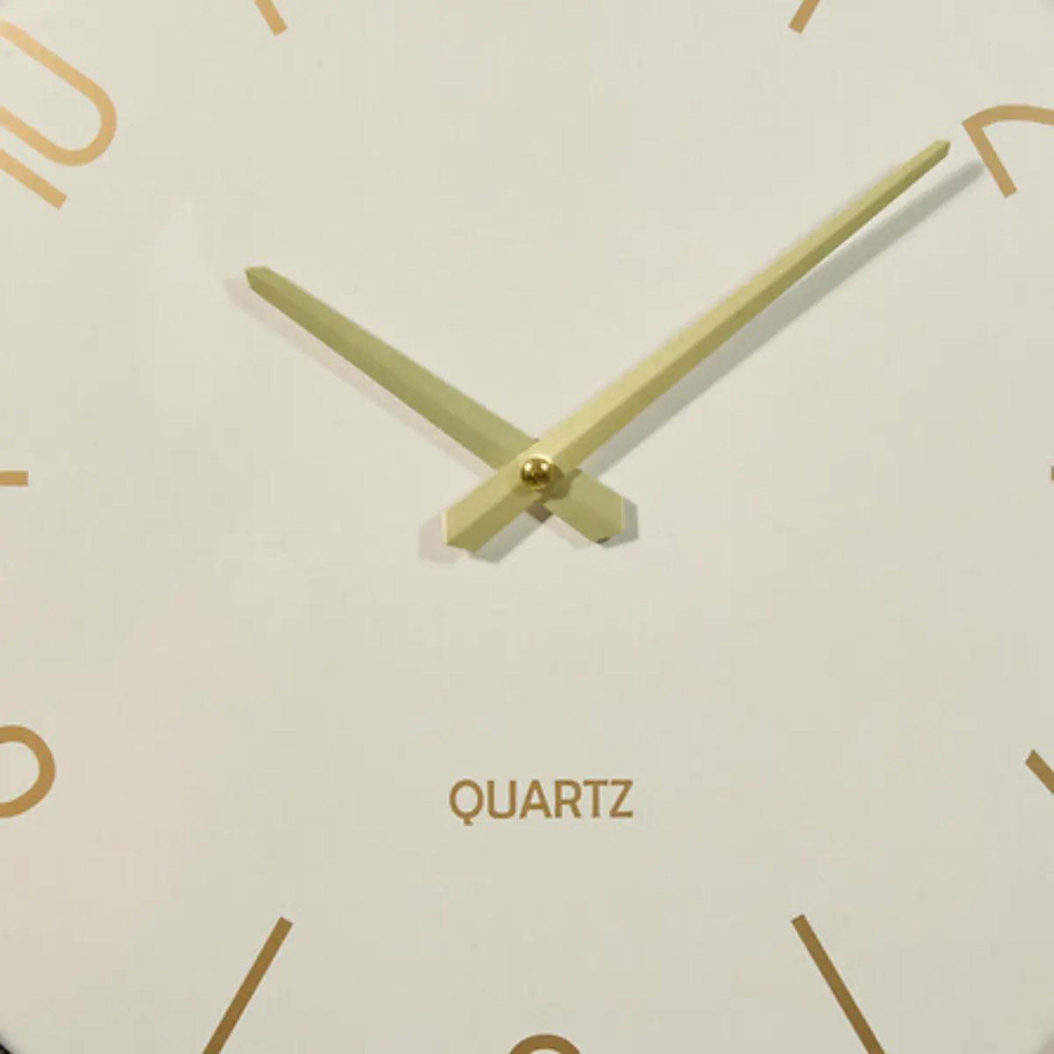 Voir la diapositive 3 : ATMOSPHERA Horloge murale design  yann  38cm doré