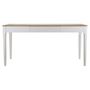 Voir la diapositive 2 : Paris Prix Table à Manger en Bois  Matera  180cm Blanc & Naturel