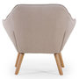 Voir la diapositive 4 : Paris Prix Fauteuil Scandinave Matelassé  Taon  83cm Beige