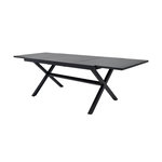 SWEEEK Table de jardin extensible aluminium 8 places anthracite - Ventura