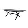 Voir la diapositive 1 : SWEEEK Table de jardin extensible aluminium 8 places anthracite - Ventura