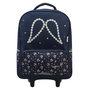 Voir la diapositive 1 : KARL MARC JOHN Sac à dos à roulettes 1 compartiment bleu LITLLE KMJ