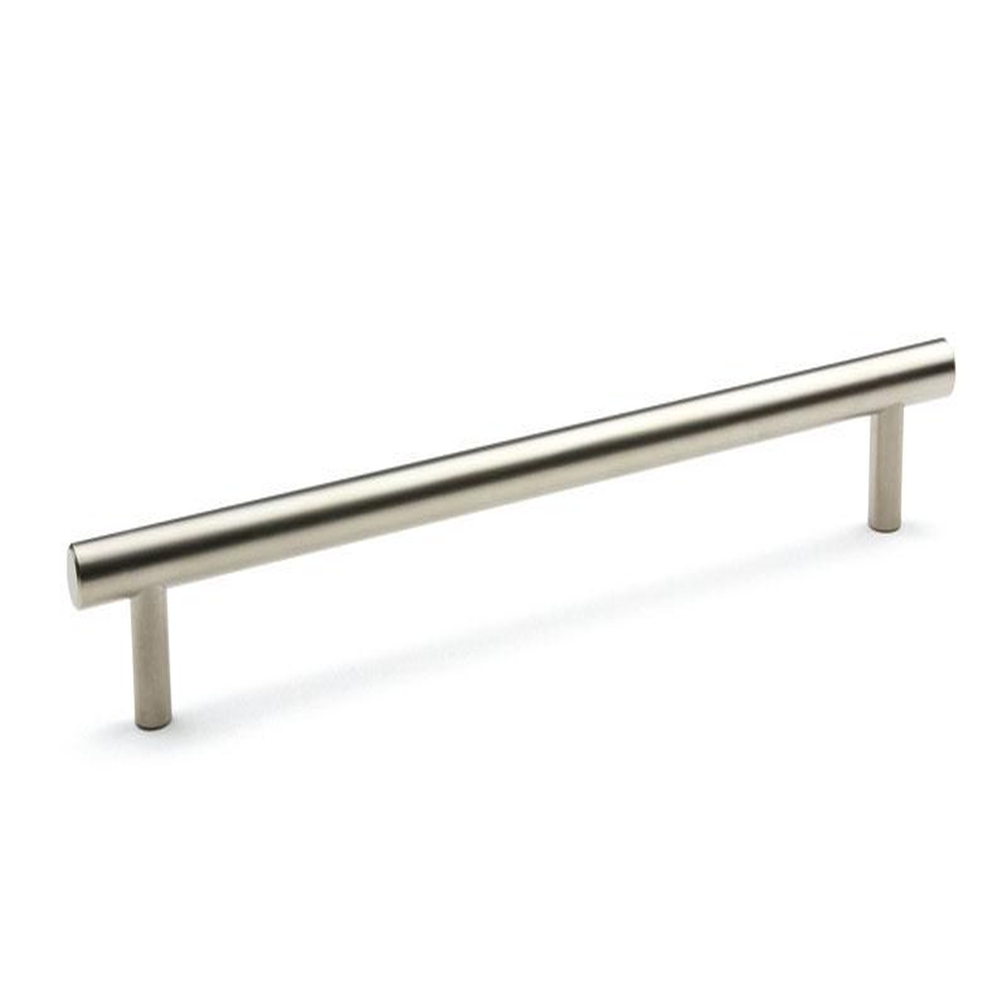 CENTRALE BRICO Poignée de meuble barre de traction 224/264 nickel mat + vis