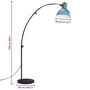 Voir la diapositive 6 : VIDAXL Lampadaire 25 W bleu delave 150 cm E27