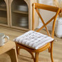 Voir la diapositive 3 : ATMOSPHERA Galette de Chaise à Rayures  Groove  38x38cm Beige