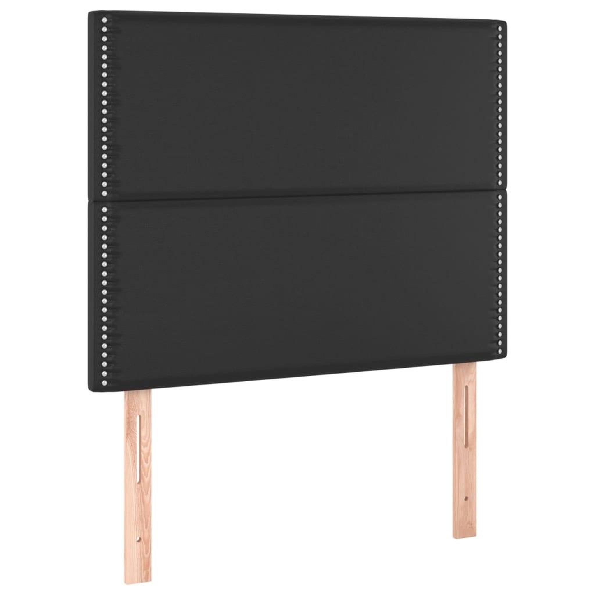 Voir la diapositive 4 : VIDAXL Tete de lit a LED Noir 90x5x118/128 cm Similicuir