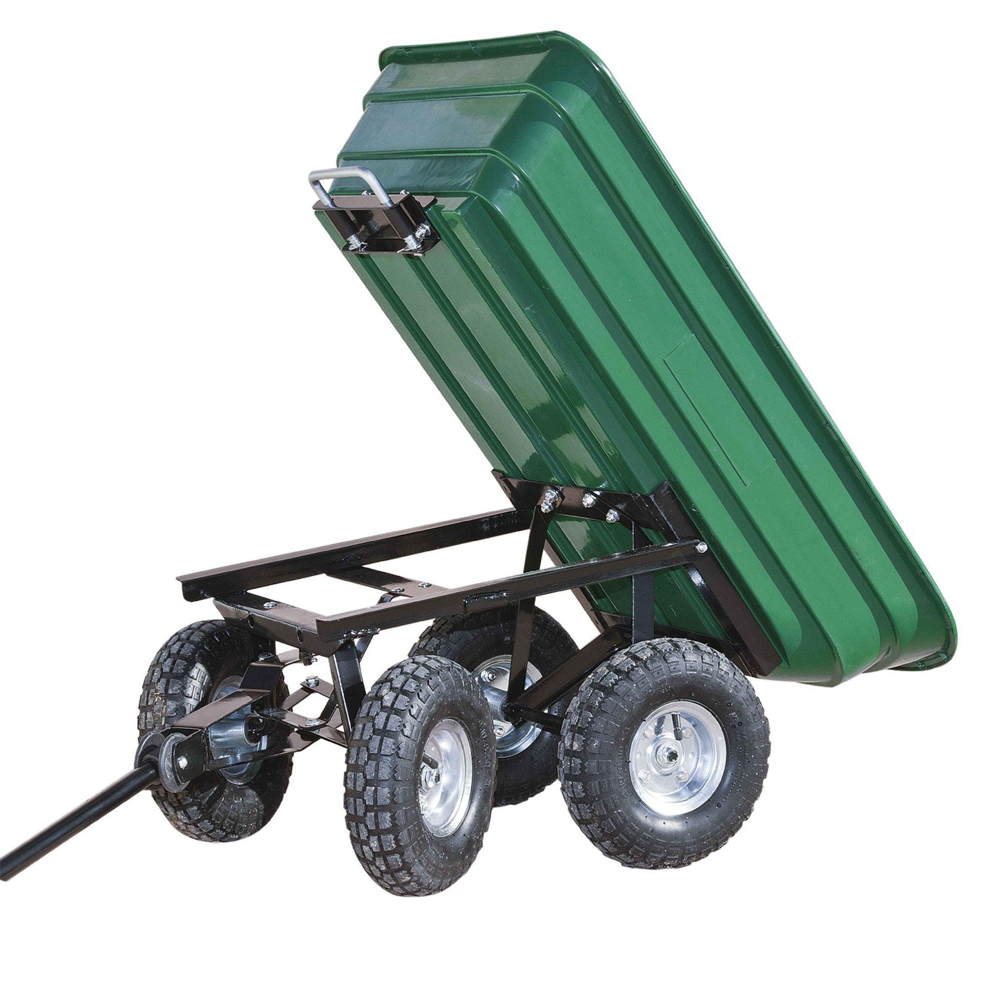 Voir la diapositive 2 : WERKAPRO Chariot remorque de jardin 52 litres werka pro