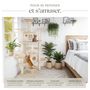 Voir la diapositive 3 : tectake Arbre à chat 201 cm avec griffoir et plateforme d'escalade beige/blanc