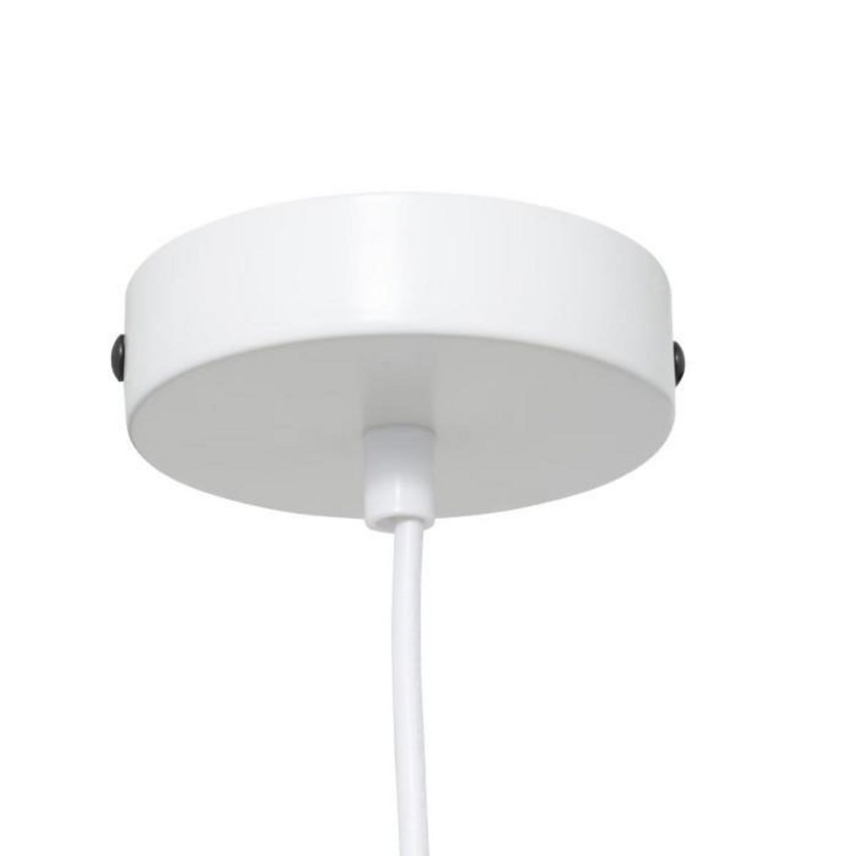 ATMOSPHERA Lampe Suspension en Coton  Tobie  37cm Blanc