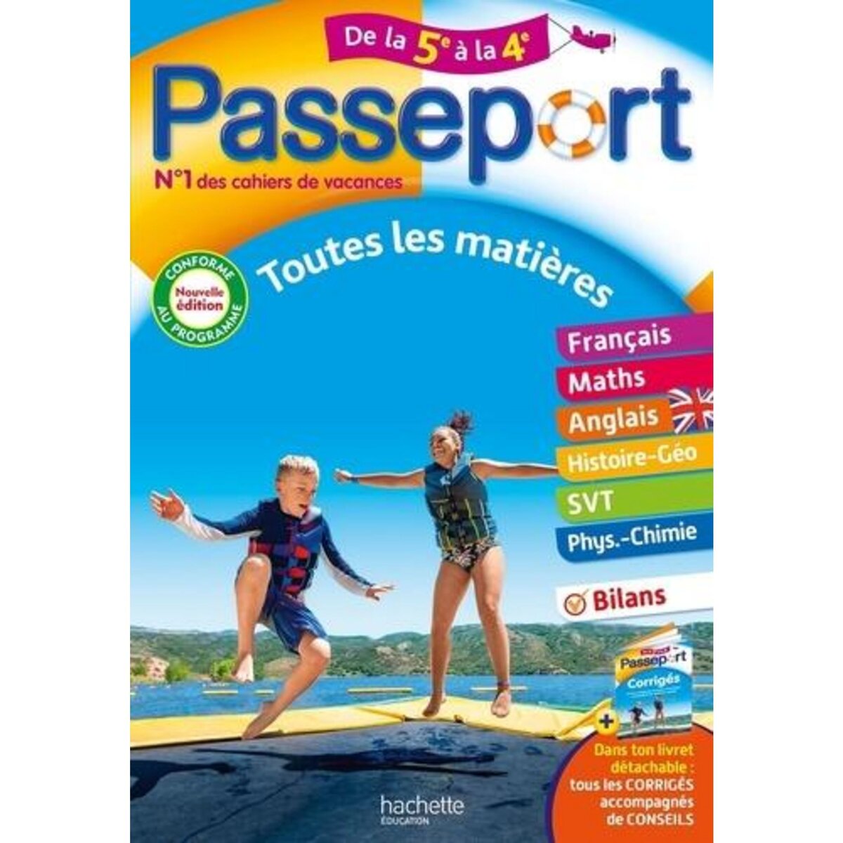 PASSEPORT TOUTES LES MATIERES DE LA 5E A LA 4E. EDITION 2024, Lisle Isabelle de