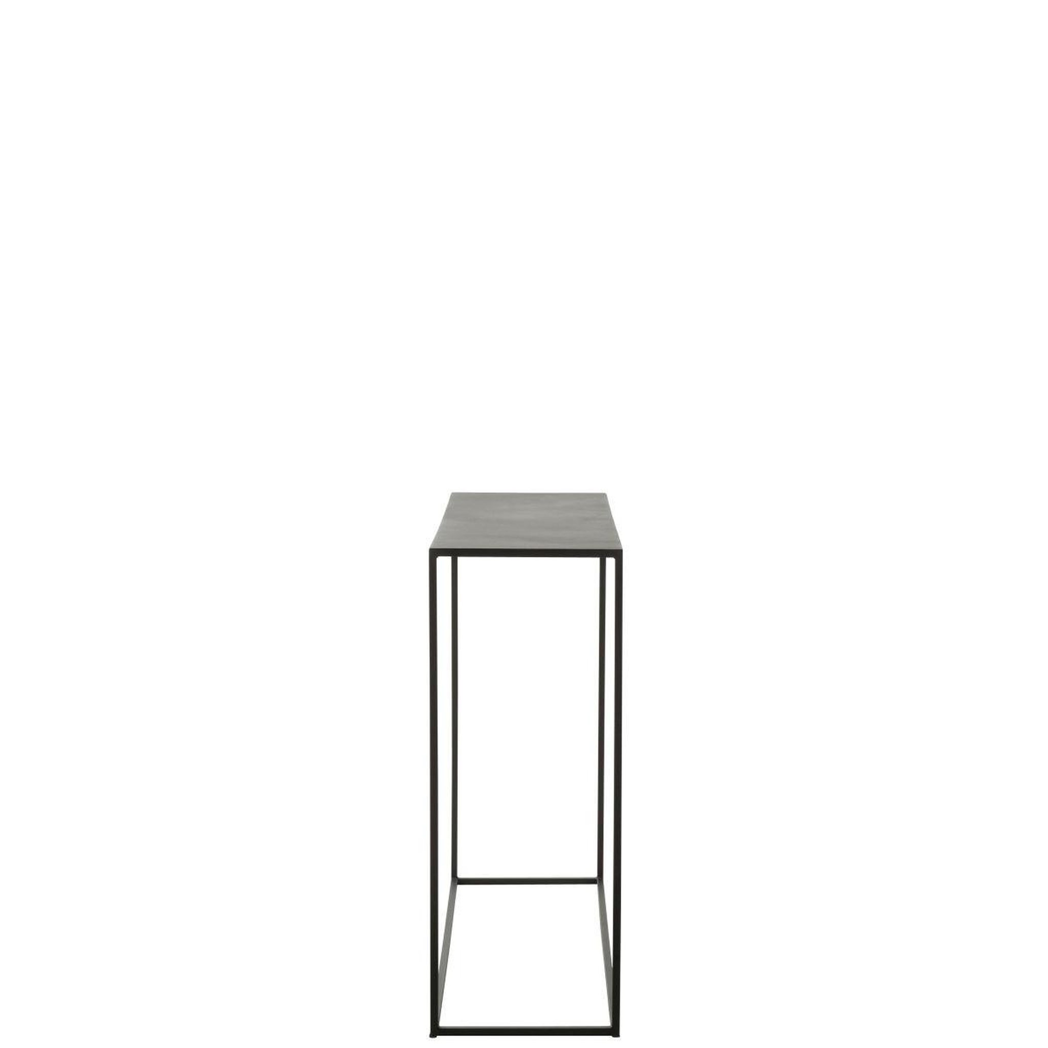 Voir la diapositive 3 : J-LINE Console en métal  elsie  110cm noir