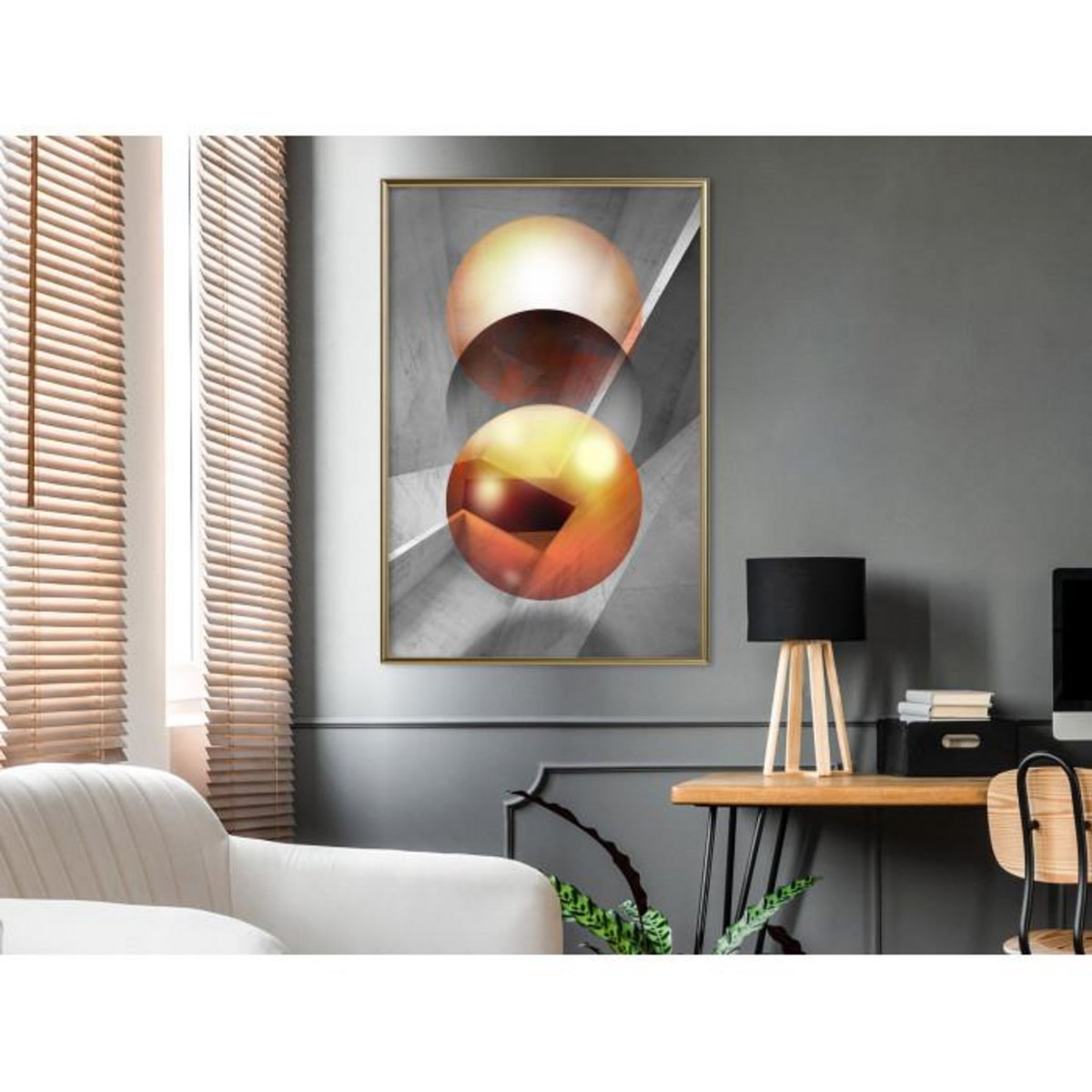 Paris Prix Affiche Murale Encadrée  Enchanted Globes