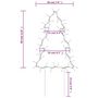 Voir la diapositive 6 : VIDAXL Decoration lumineuse arbre de Noël piquets 3 pcs 50 LED 30 cm
