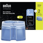 BRAUN Cartouche nettoyante CCR6+2 lotion auto nettoyante