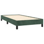 Voir la diapositive 3 : VIDAXL Cadre de lit sans matelas vert fonce 90x200 cm velours