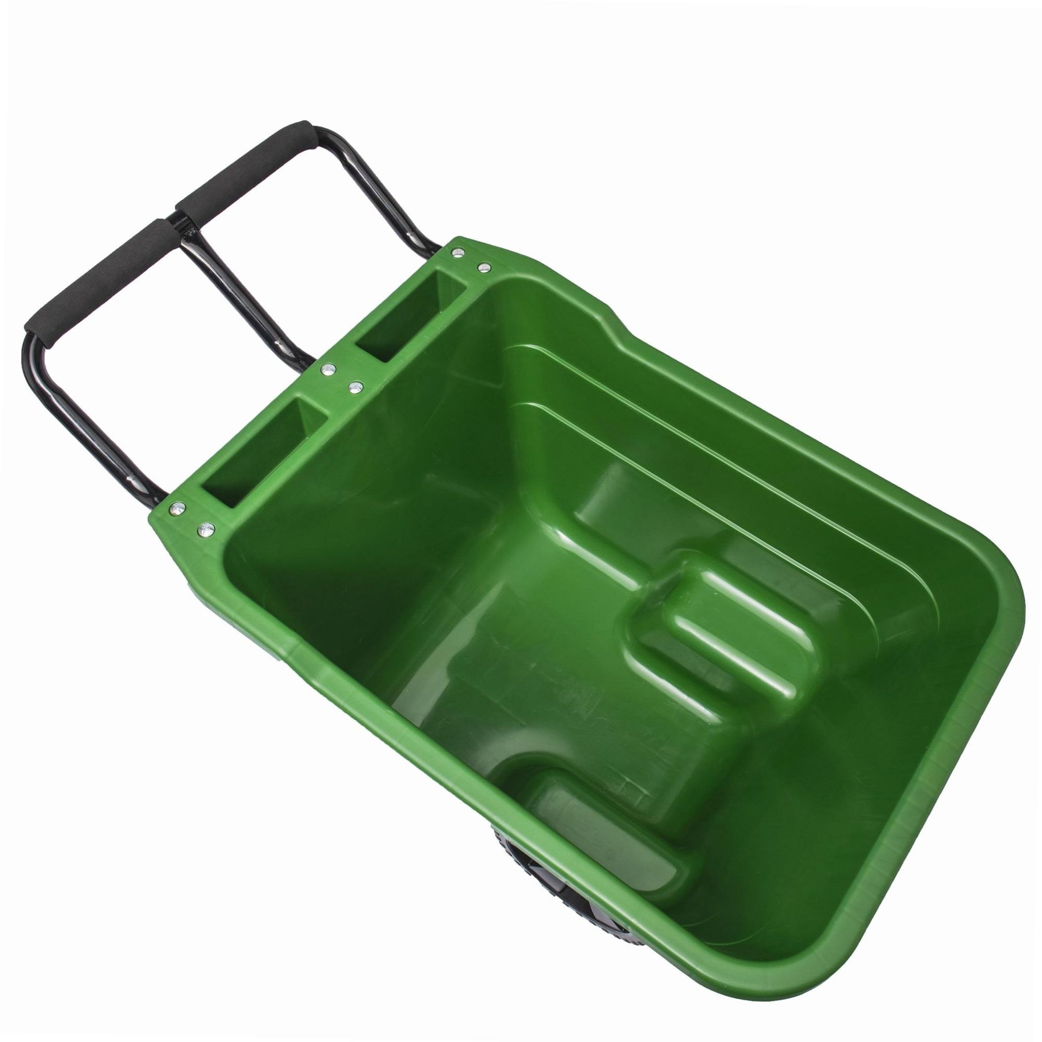 Voir la diapositive 5 : WERKAPRO Chariot de jardin sur roues cuve 90l