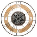 ATMOSPHERA Horloge Murale Vintage  Lana  90cm Naturel