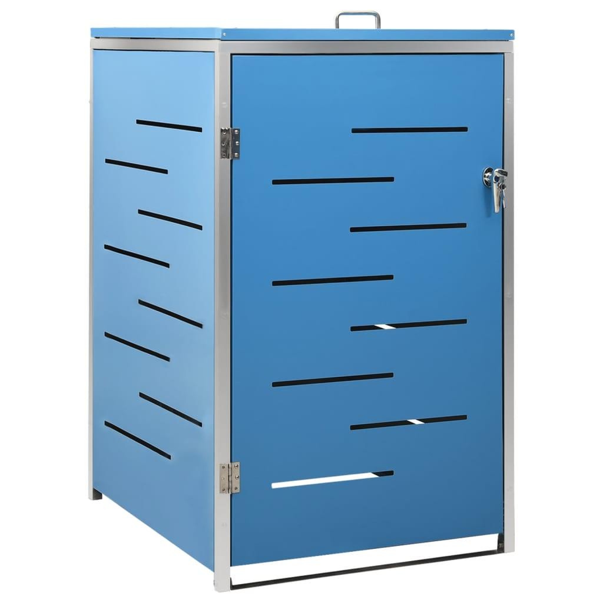 Voir la diapositive 2 : VIDAXL Abri pour poubelle 69x77,5x112,5 cm Inox