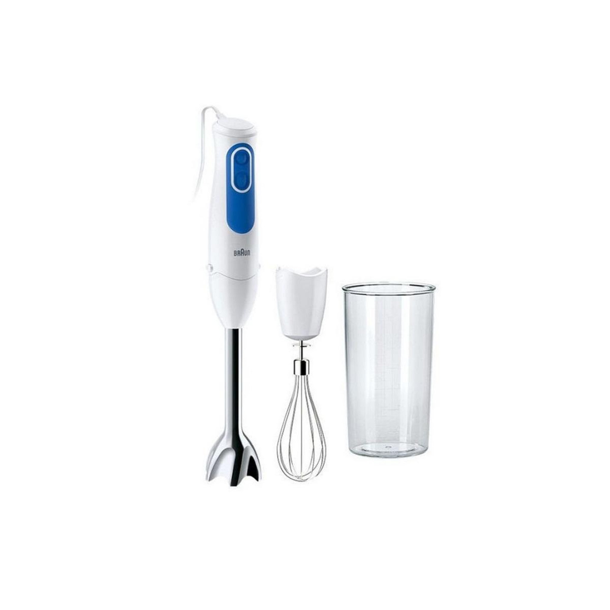 Voir la diapositive 2 : BRAUN Mixeur plongeant 700w blanc - mq3005cream