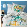 Voir la diapositive 1 : LE ROI LION Parure housse de couette coton 57 fils ROI LION SAVANA