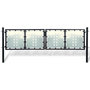 Voir la diapositive 1 : VIDAXL Portail simple de cloture Noir 300x150 cm