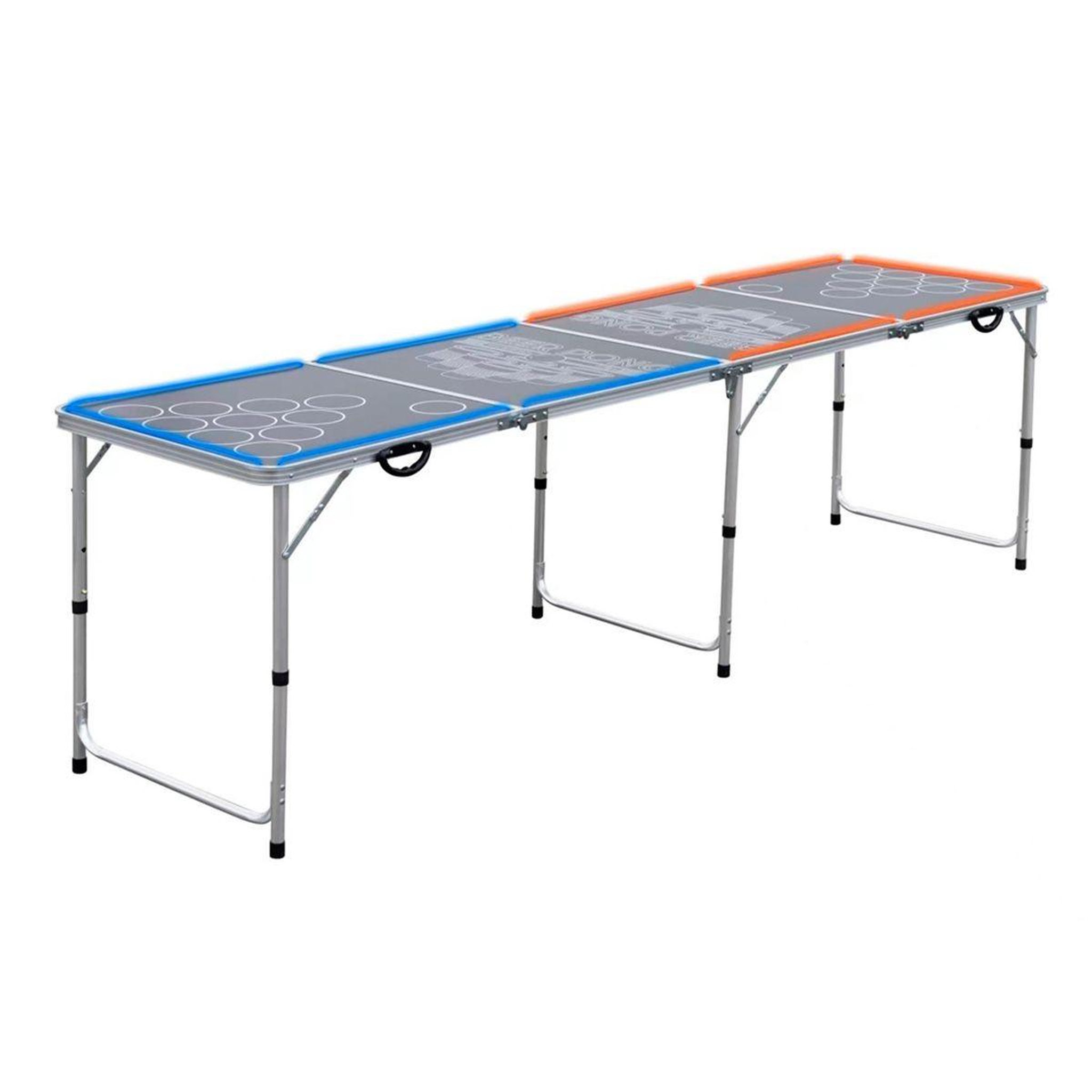 Voir la diapositive 2 : DE FAUGERES Table beer-pong  led  240cm noir