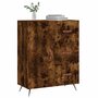 Voir la diapositive 3 : VIDAXL Buffet chene fume 69,5x34x90 cm bois d'ingenierie