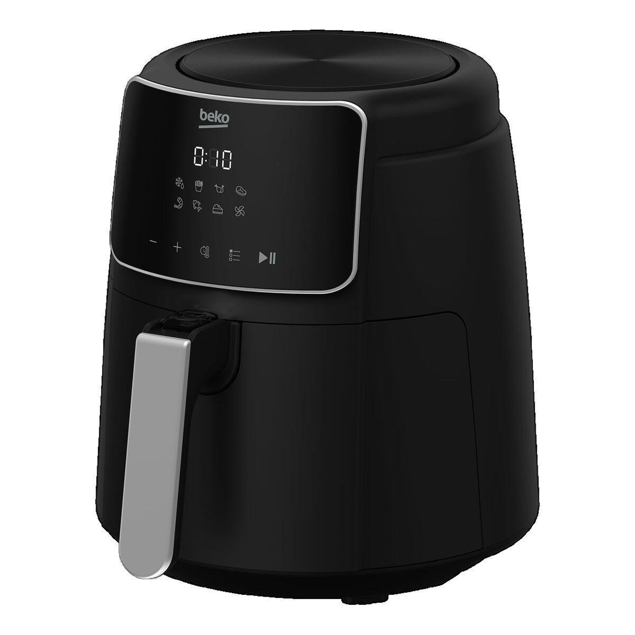 Voir la diapositive 3 : Beko Friteuse multifonction sans huile - BEKO - FRL2244B - 1500 W - 3,9 L pour 0,8 kg de frites - 8 programmes - Ecran tactile - Noir