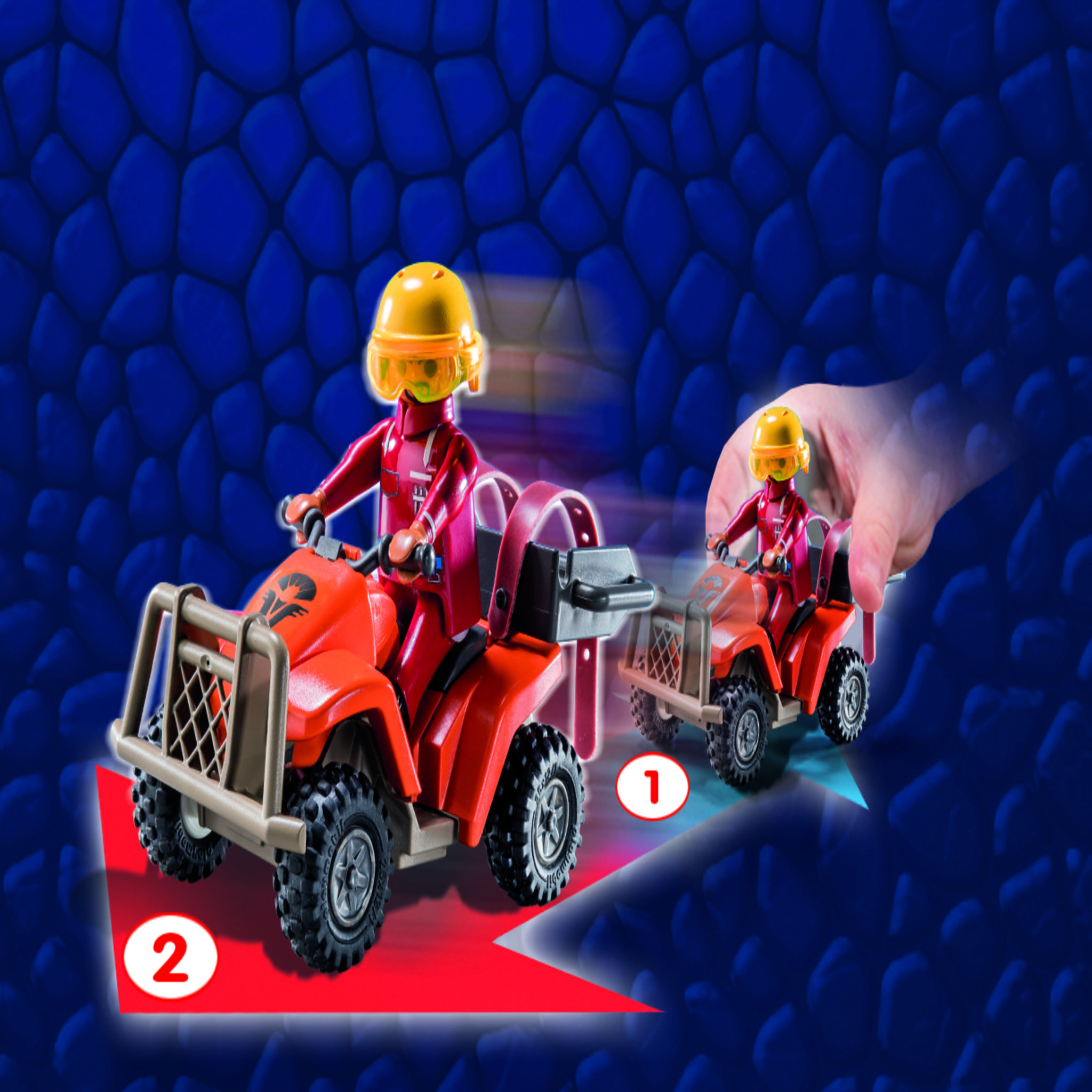 Voir la diapositive 3 : PLAYMOBIL 71085 - Dragons Nine Realms Icaris Quad