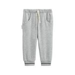 Petit Béguin Pantalon bébé en molleton Abou. Coloris disponibles : Gris
