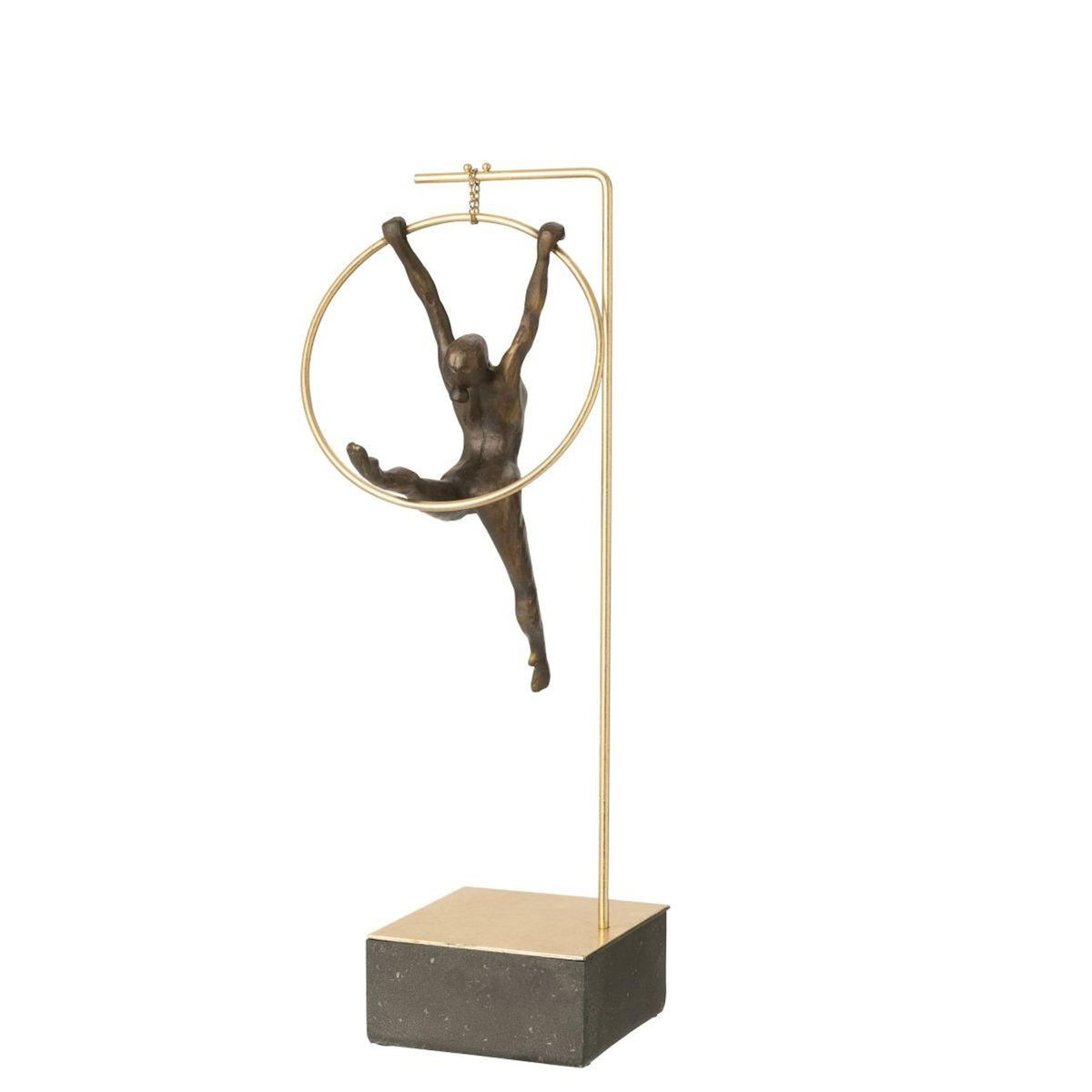 Paris Prix Gymnaste Cerceau sur Socle  Beta  48cm Doré & Noir