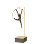 Voir la diapositive 2 : Paris Prix Gymnaste Cerceau sur Socle  Beta  48cm Doré & Noir