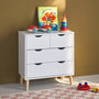 Voir la diapositive 3 : SWEEEK Commode pour enfant. 4 tiroirs. pieds en pin