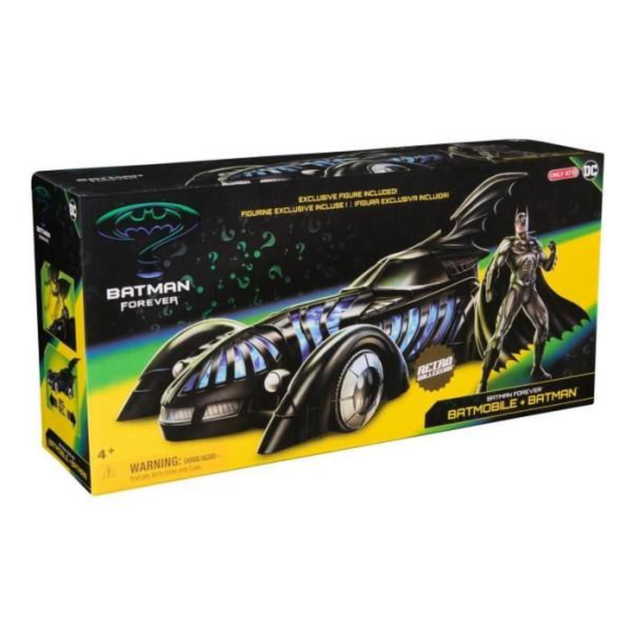 Voir la diapositive 5 : Spin Master Spin master pack batmobile + figurine batman forever dc retro collection