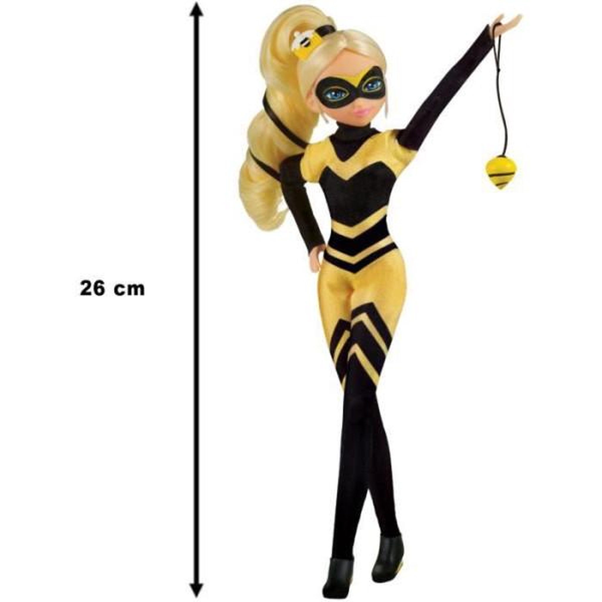 Voir la diapositive 2 : BANDAI Miraculous Ladybug - Poupée mannequin 26 cm : Queen Bee - BANDAI