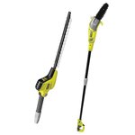 Ryobi Pack élagueur 750W + taille-haies orientable 450W sur perche