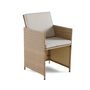 Voir la diapositive 5 : BEST MOBILIER Fira – salon de jardin encastrable en résine tressée beige - 10 places - coussins beige + housse de protection