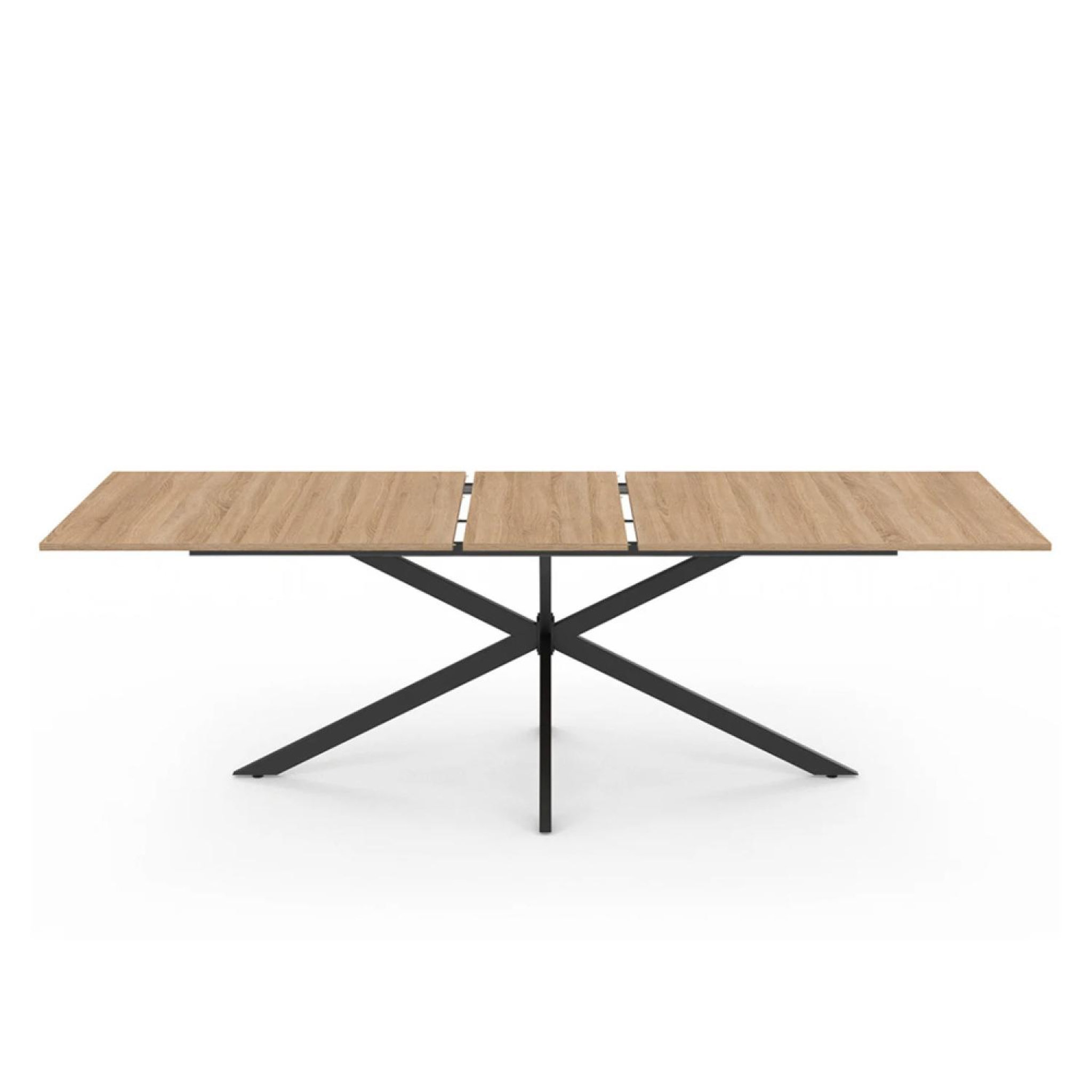 Voir la diapositive 3 : CONCEPT USINE Table extensible 8-10 personnes effet bois 235cm bria
