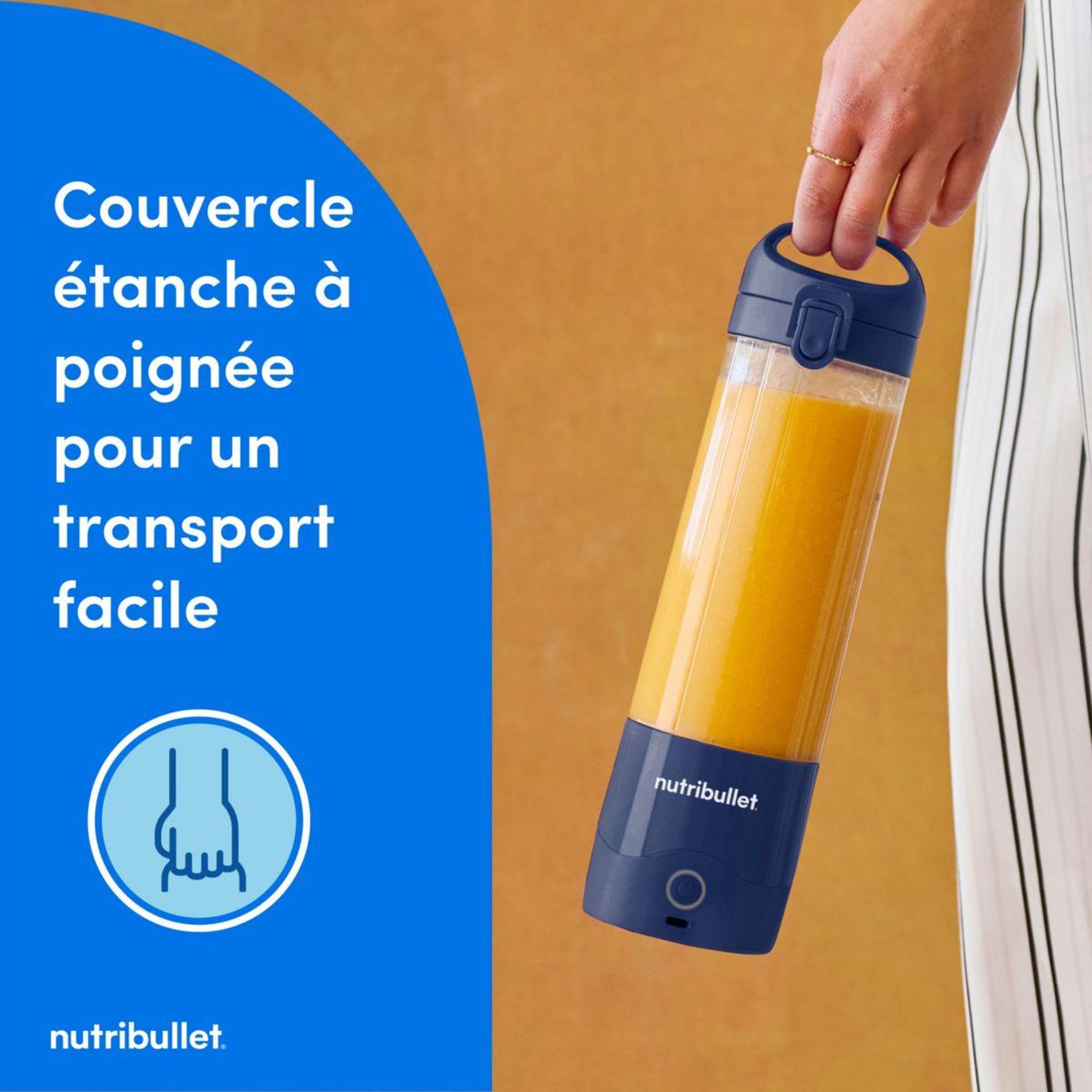 Voir la diapositive 5 : nutribullet Blender portable NBP003NBL  bleu