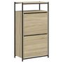Voir la diapositive 4 : VIDAXL Armoire à chaussures chêne sonoma 60x34x112cm bois d ingénierie