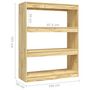 Voir la diapositive 6 : VIDAXL Bibliotheque/Separateur de piece 100x30x103 cm pin massif