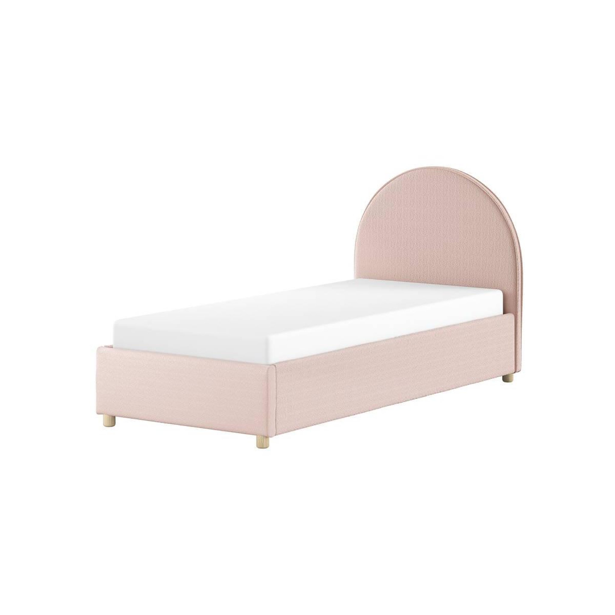 Voir la diapositive 3 : Paris Prix Lit coffre enfant bouclé  moon  90x200cm rose